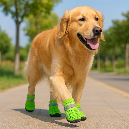 Anti-Slip Pet Shoes – Breathable Boots for Dogs & Cats